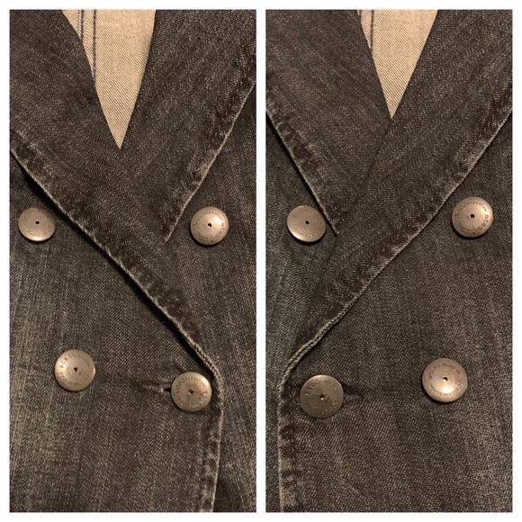 Faded Denim Blazer - Picture 4 of 6